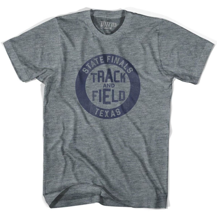 Texas State Finals Track and Field Youth Tri-Blend T-shirt-Athletic Grey