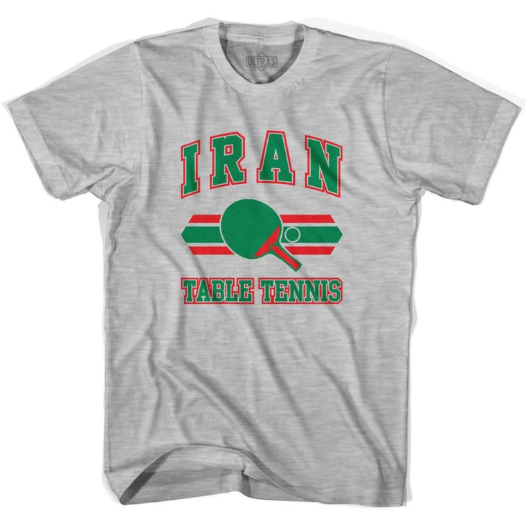 Iran Table Tennis Youth  Cotton T-shirt - Grey Heather