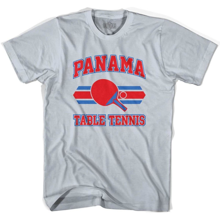 Panama Table Tennis Adult Cotton T-Shirt - Cool Grey