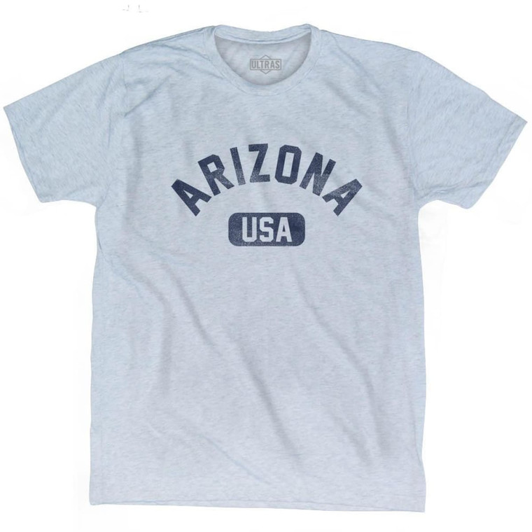 Arizona USA Adult Tri-Blend T-shirt - Athletic White