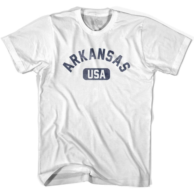 Arkansas USA Womens Cotton T-shirt - White