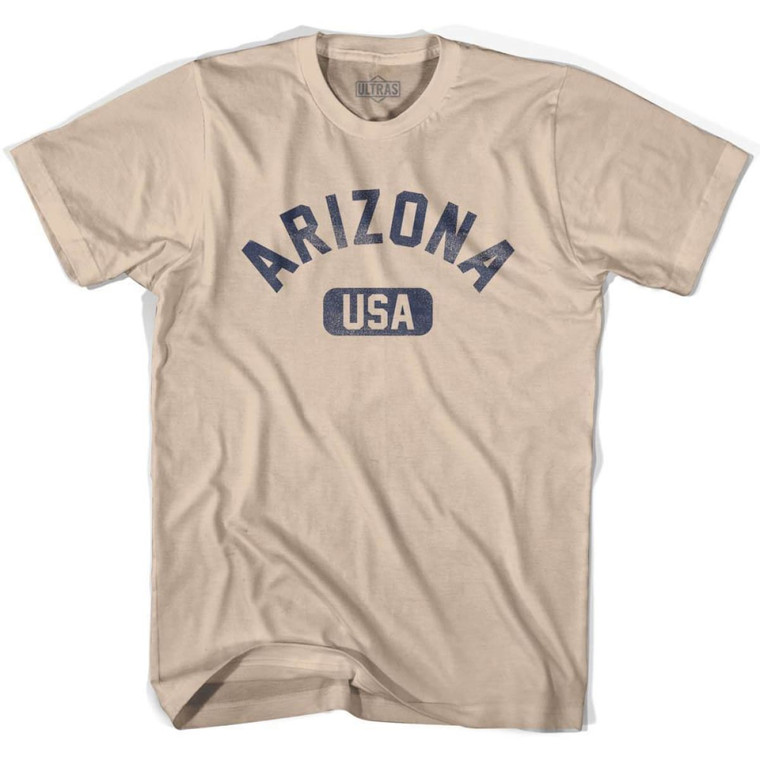 Arizona USA Adult Cotton T-shirt-Creme