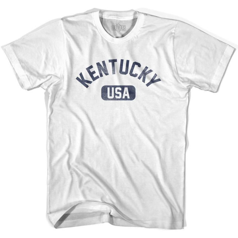 Kentucky USA Youth Cotton T-shirt - White