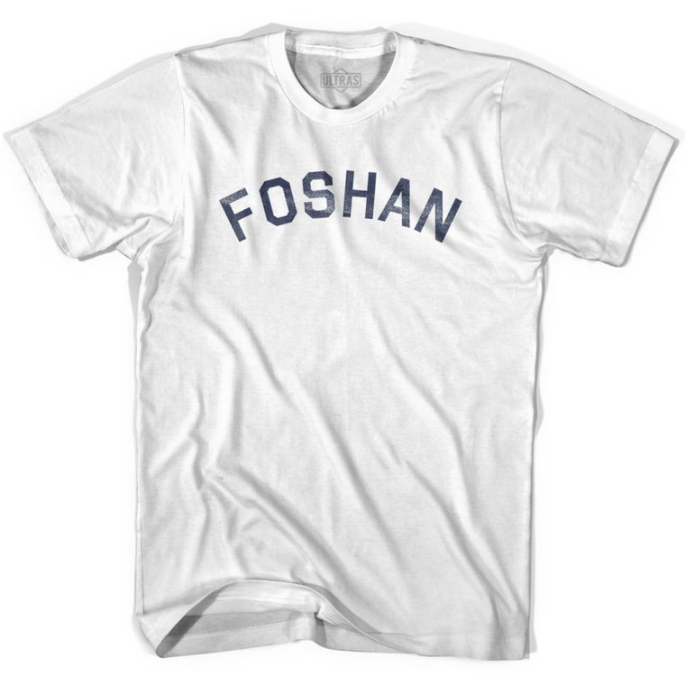 Foshan Vintage Womens Cotton T-shirt - White