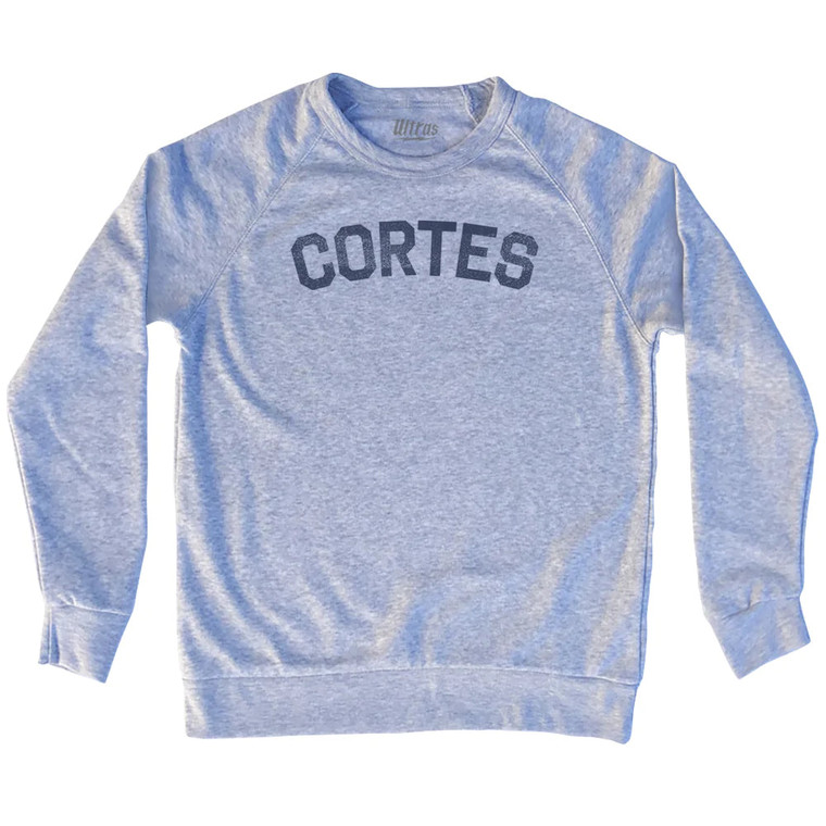 CORTES Adult Tri-Blend Sweatshirt - Heather Grey