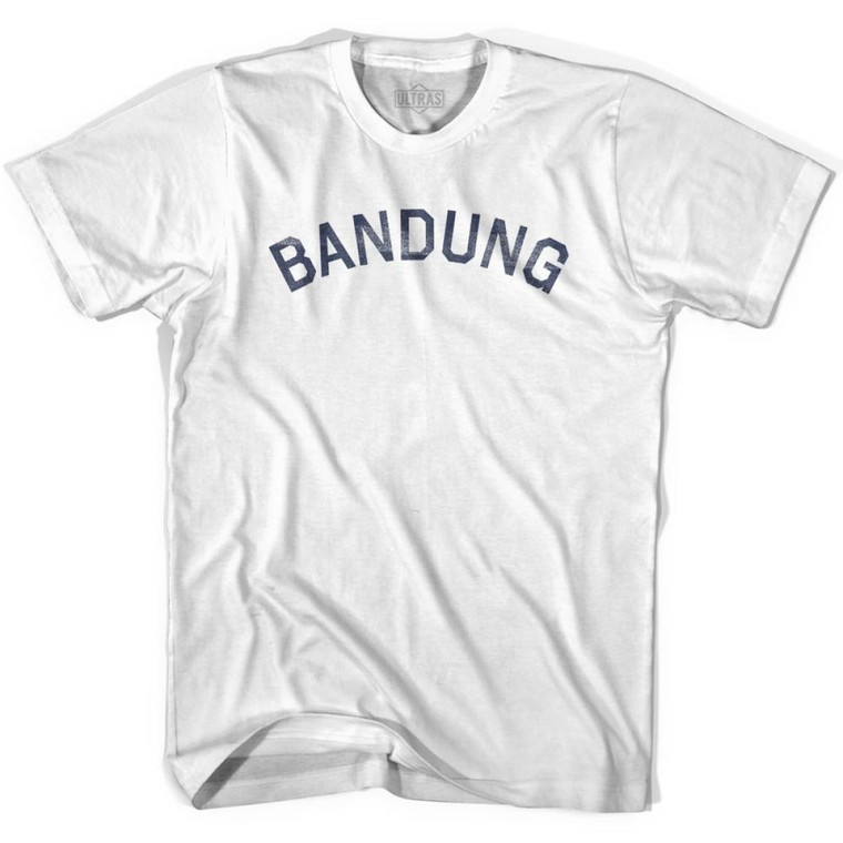 Bandung Vintage Adult Cotton T-shirt - White