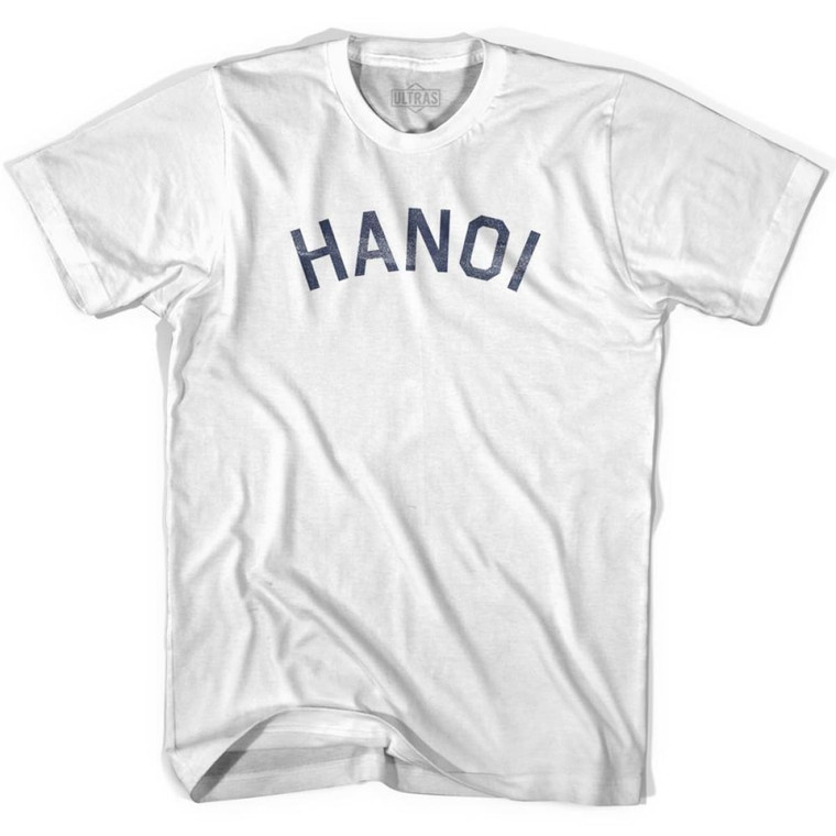 Hanoi Vintage Adult Cotton T-shirt - White