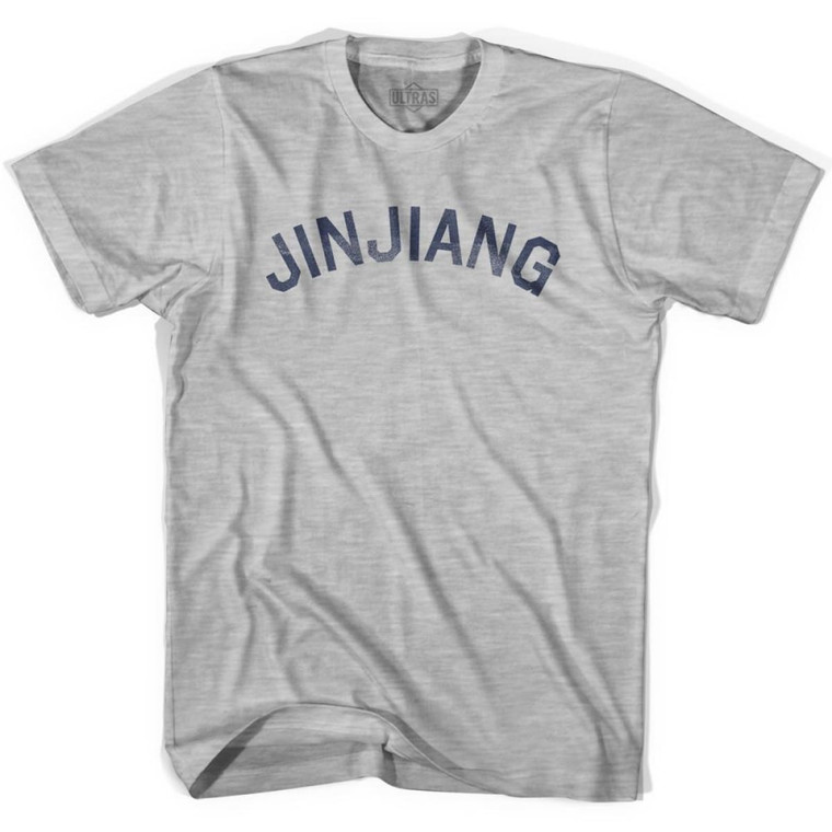 Jinjiang Vintage Youth Cotton T-shirt - Grey Heather