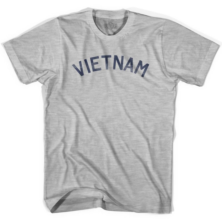 Vietnam Vintage City Adult Cotton T-shirt - Grey Heather