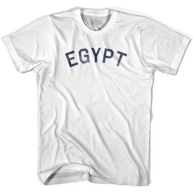 Egypt Vintage City Womens Cotton T-shirt - White