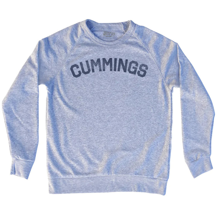 CUMMINGS Adult Tri-Blend Sweatshirt - Heather Grey
