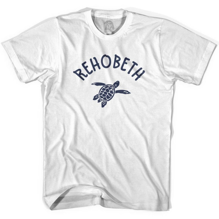 Rehobeth Beach Sea Turtle Youth Cotton T-shirt-White