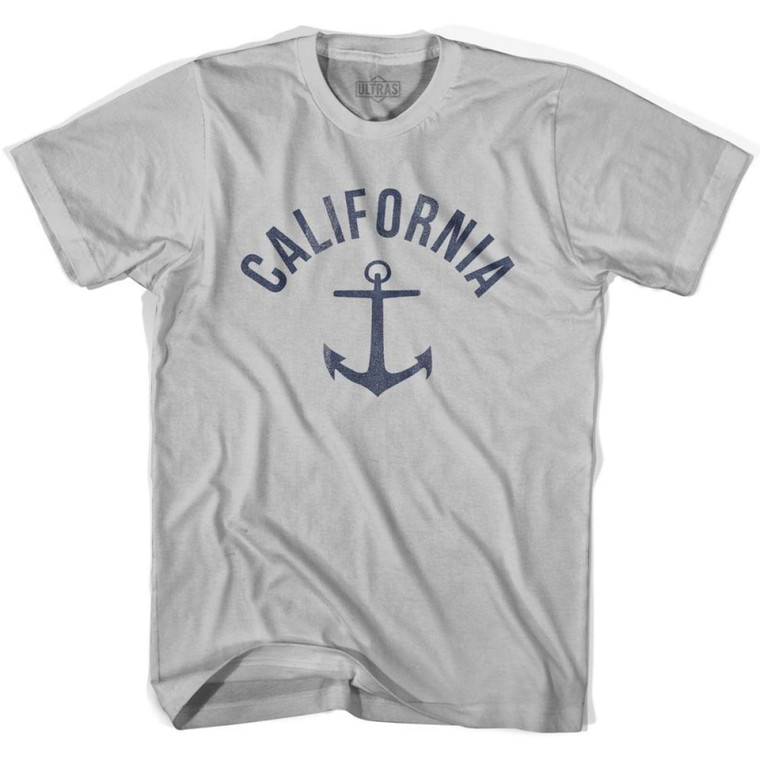 California State Anchor Home Cotton Adult T-shirt - Cool Grey