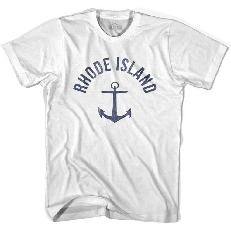 Rhode State Anchor Home Cotton Youth T-shirt - White