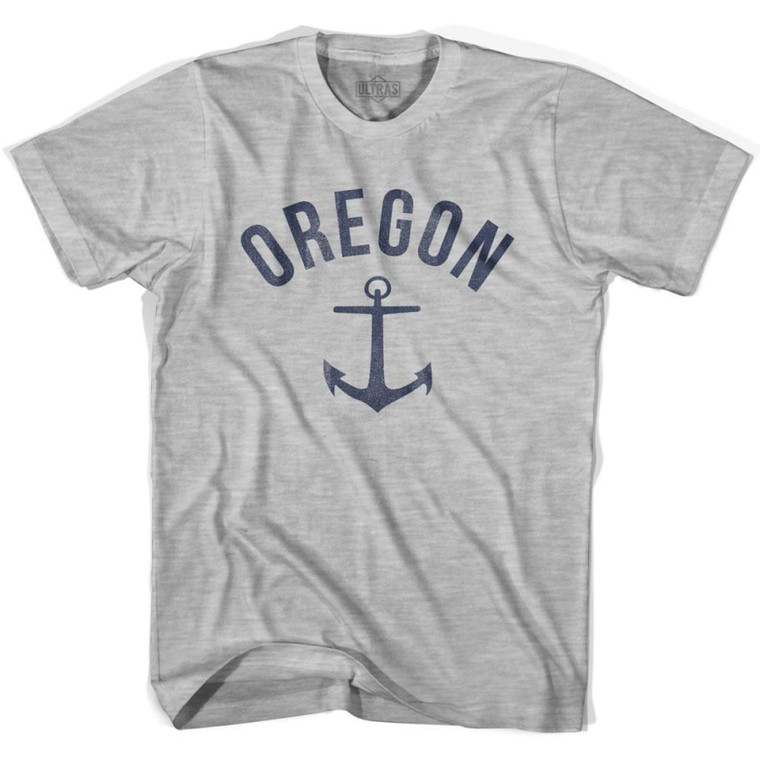 Oregon State Anchor Home Cotton Youth T-shirt - Grey Heather