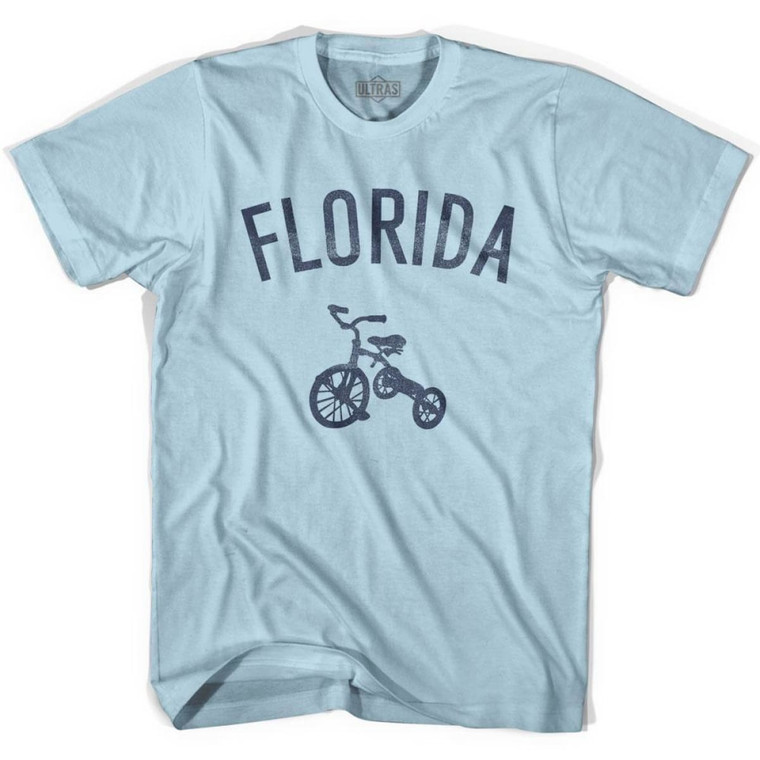 Florida State Tricycle Adult Cotton T-shirt - Light Blue