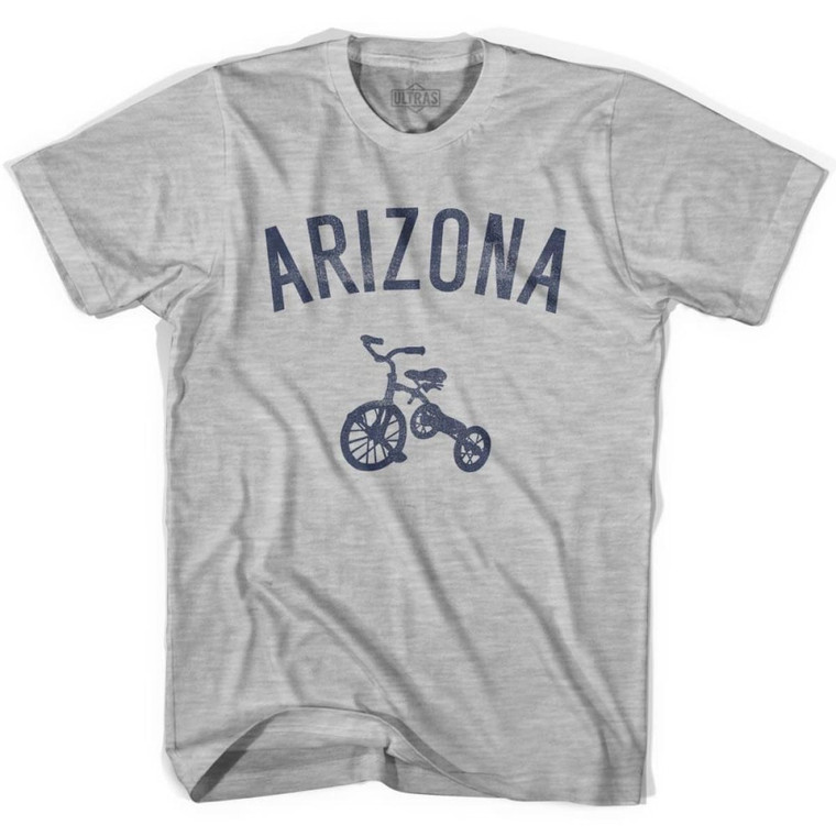 Arizona State Tricycle Adult Cotton T-shirt - Grey Heather