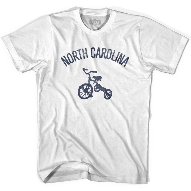 North Carolina State Tricycle Womens Cotton T-shirt - White
