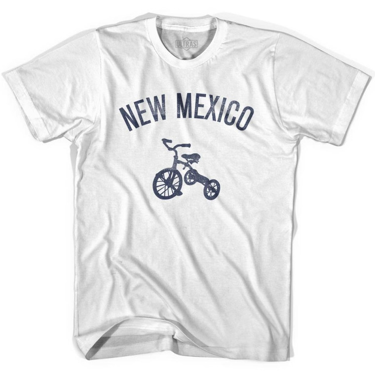 New Mexico State Tricycle Womens Cotton T-shirt - White