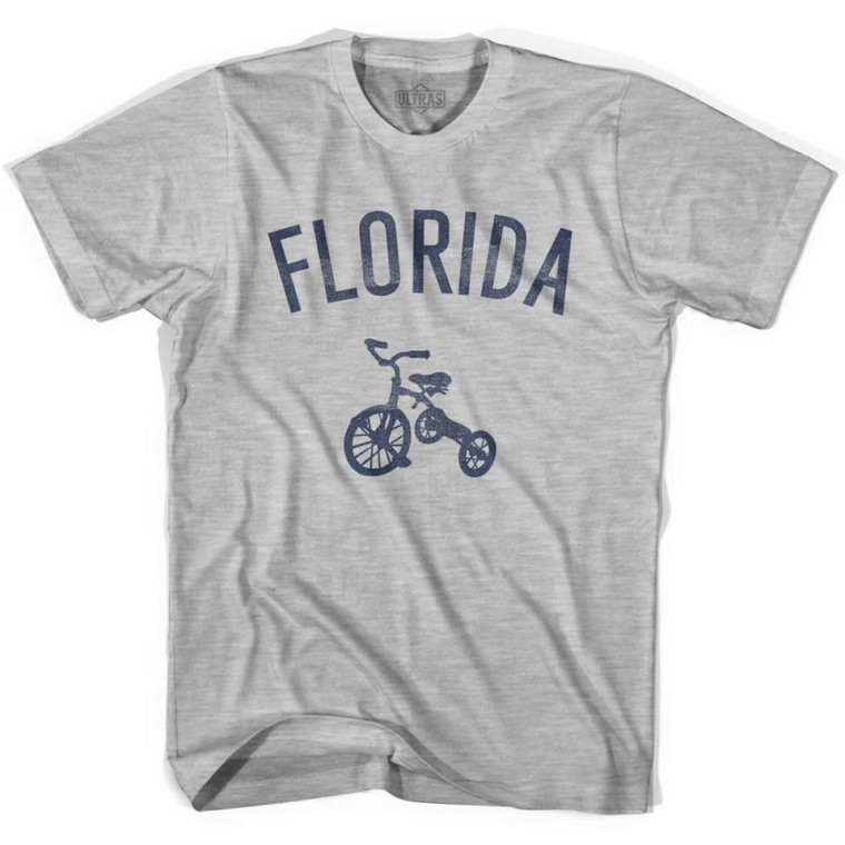 Florida State Tricycle Womens Cotton T-shirt - Grey Heather