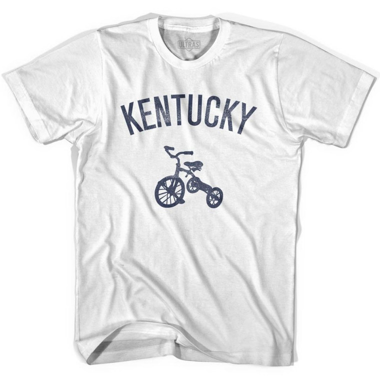 Kentucky State Tricycle Youth Cotton T-shirt - White