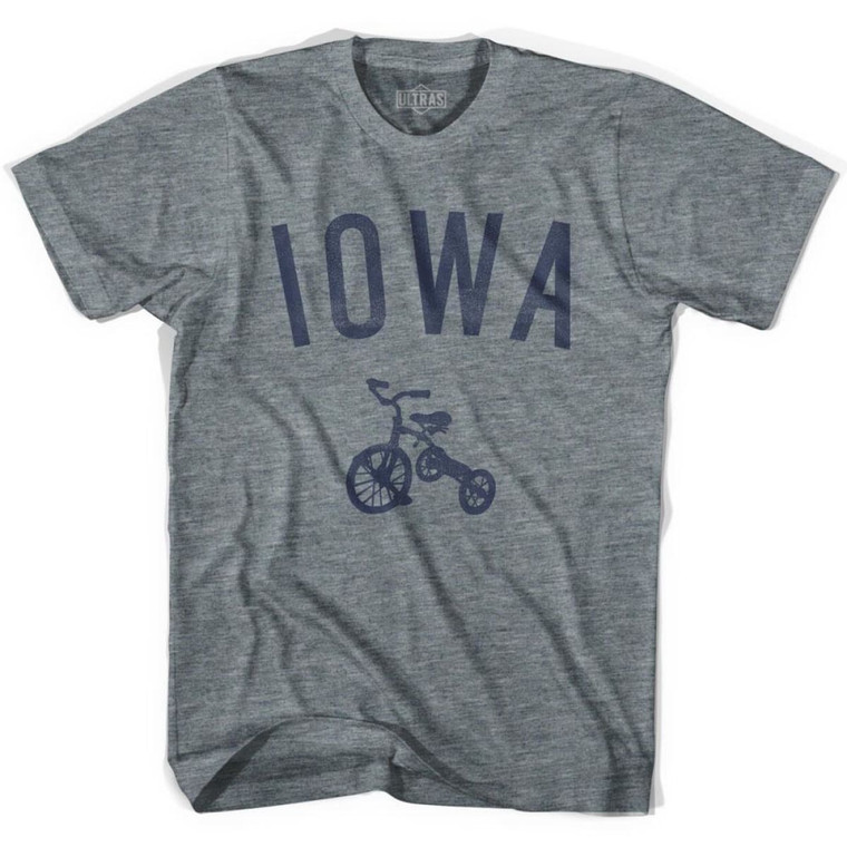 Iowa State Tricycle Youth Tri-Blend T-shirt - Athletic Grey