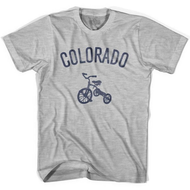 Colorado State Tricycle Youth Cotton T-shirt - Grey Heather