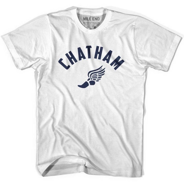 Chatham Running Winged Foot Track T-shirt-Adult - White