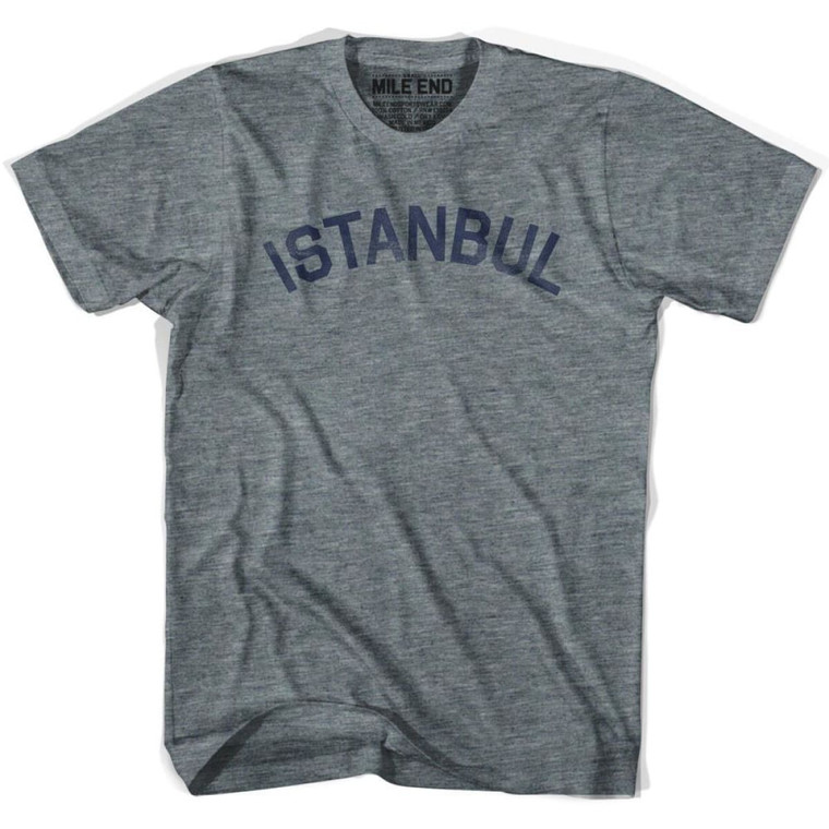 Istanbul Vintage T-shirt-Adult - Athletic Grey