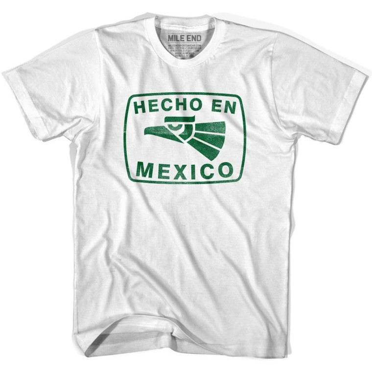 Hecho En Mexico T-shirt-Adult - White