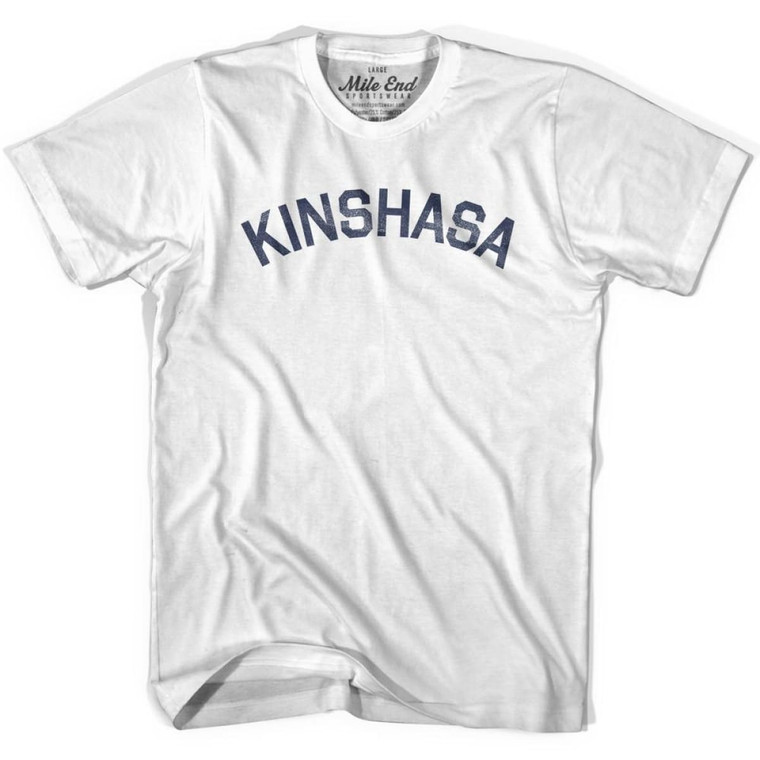 Kinshasa Vintage T-shirt-Adult - Grey Heather