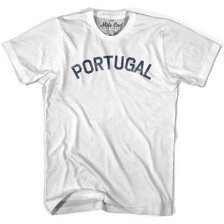 Portugal Vintage T-shirt-Adult - Grey Heather