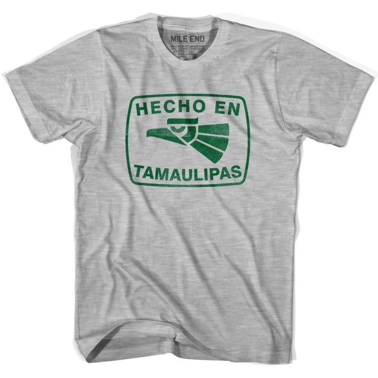 Hecho En Tamaulipas Vintage T-shirt-Adult - Grey Heather