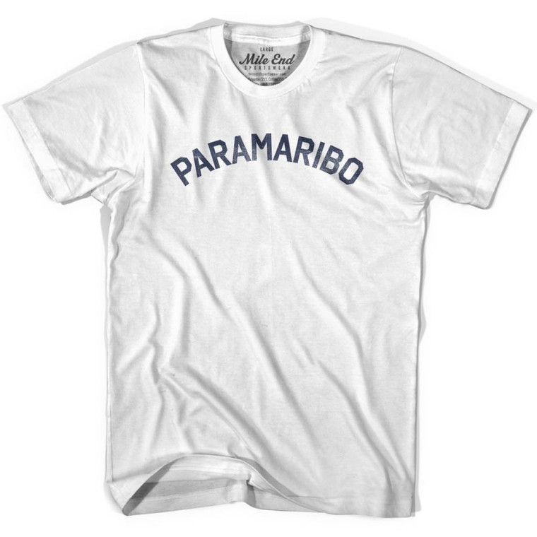 Paramaribo Vintage T-shirt-Adult - Grey Heather