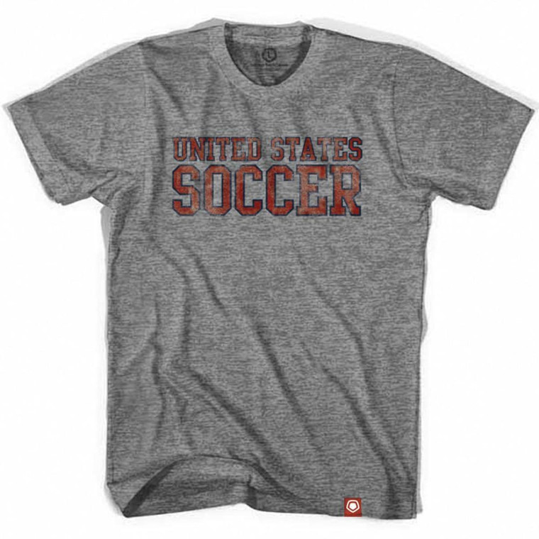 United States Soccer Nation T-shirt - Athletic Grey