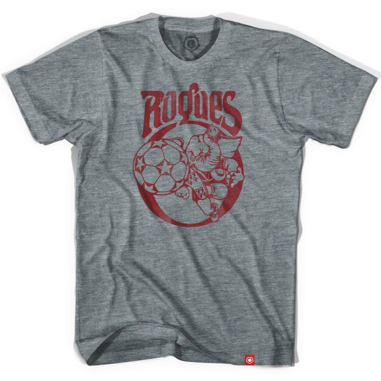 Memphis Rogues Soccer T-shirt - Athletic Grey