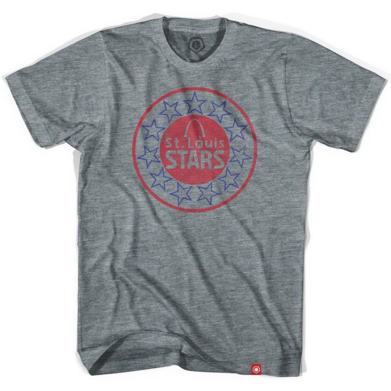 St. Louis Stars Soccer T-shirt - Athletic Grey