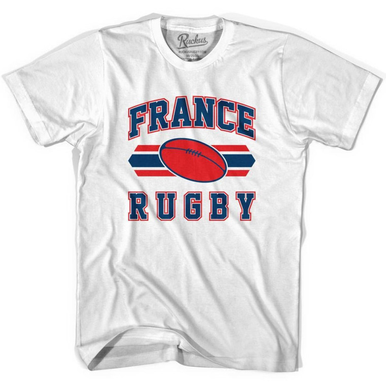 France 90's Rugby Ball T-shirt - White