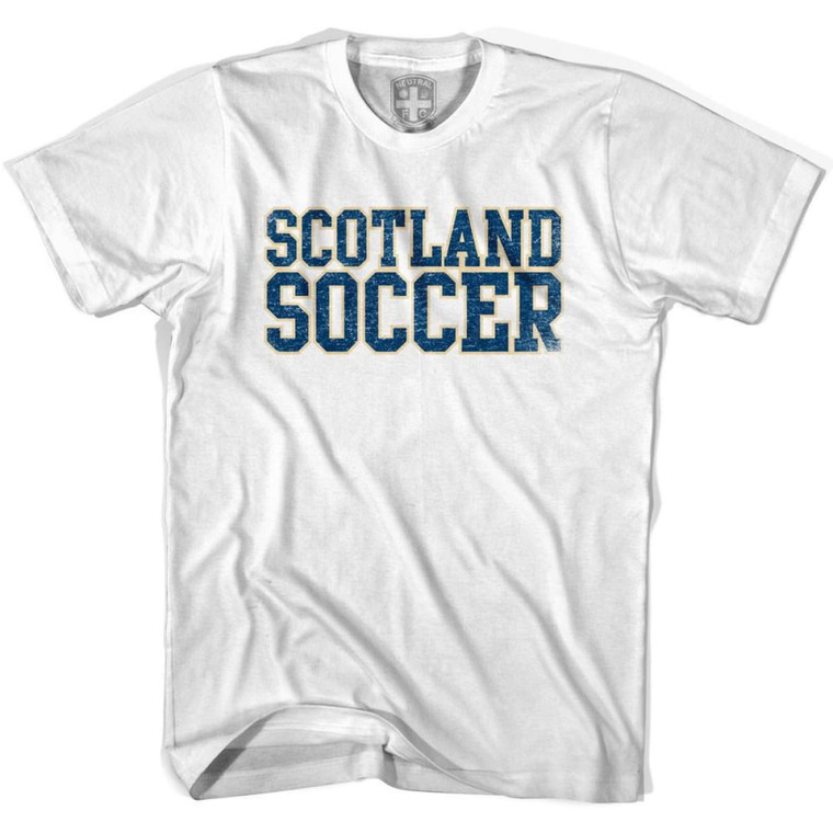 Scotland Soccer Nations World Cup T-shirt-White