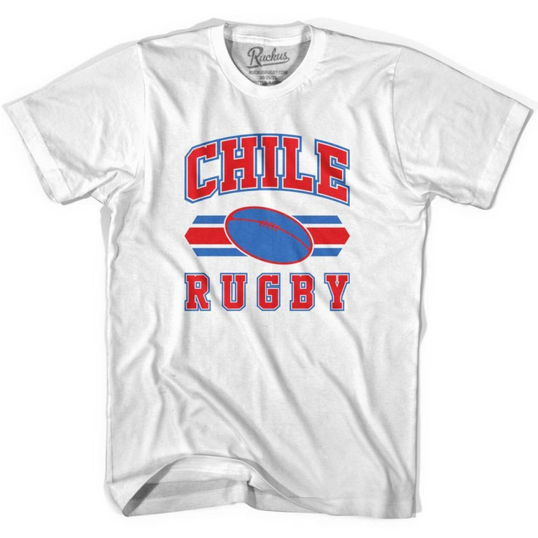 Chile 90's Rugby Ball T-shirt - White