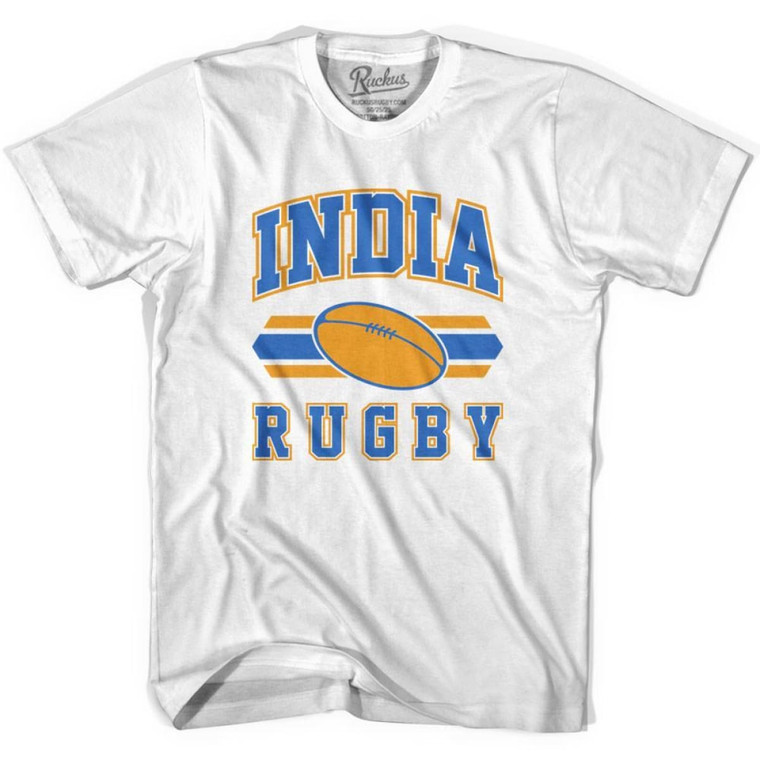 India 90's Rugby Ball T-shirt - White