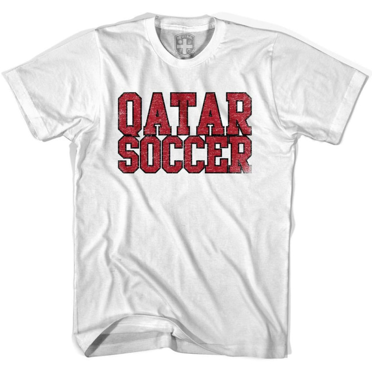 Qatar Soccer Nations World Cup T-shirt-White