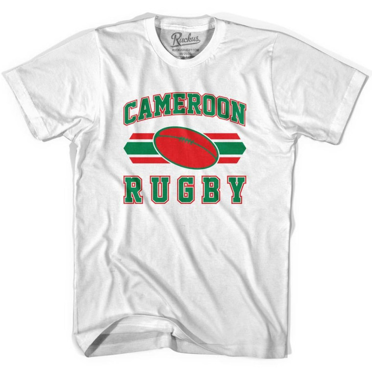 Cameroon 90's Rugby Ball T-shirt - White