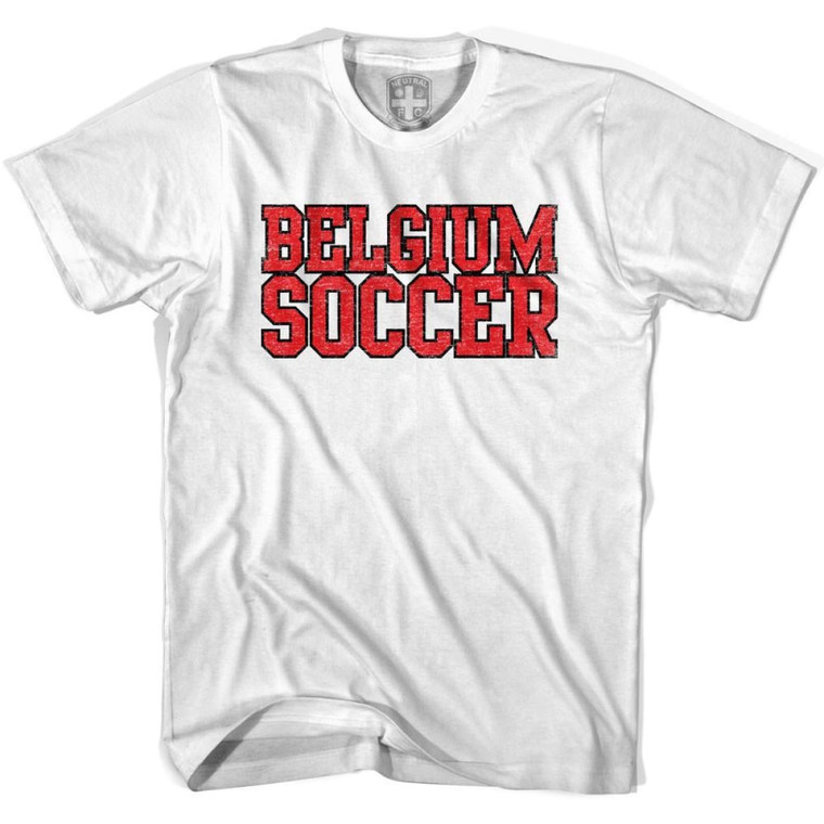 Belgium Soccer Nations World Cup T-shirt - White