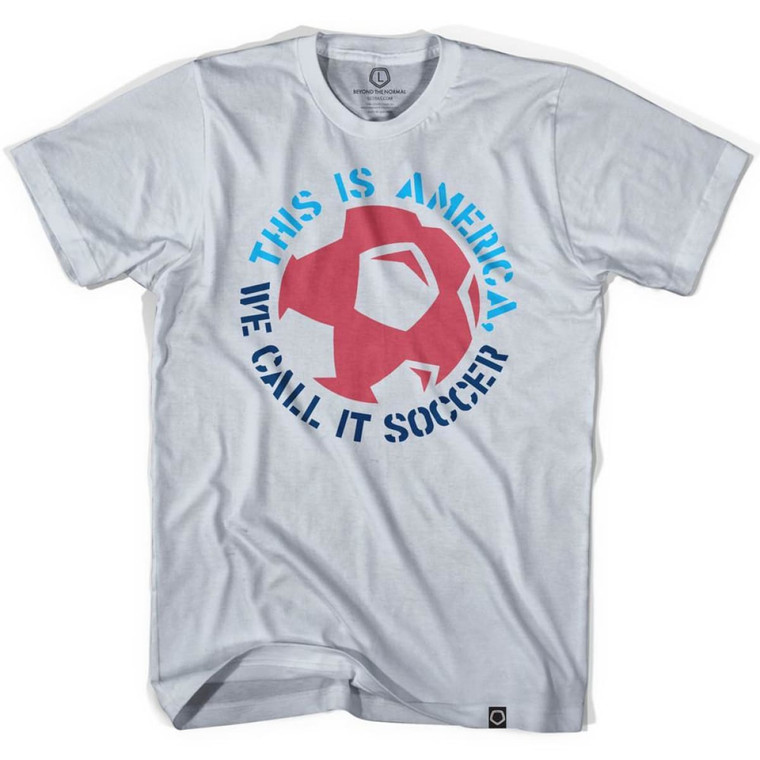 We Call It Soccer T-shirt - Cool Grey