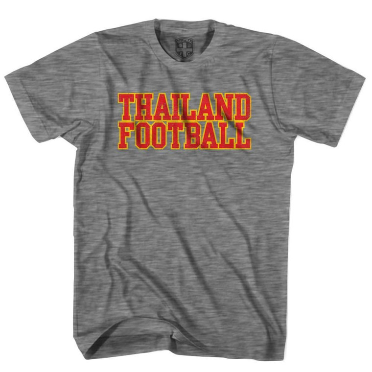 Thailand Football Nations T-shirt-Grey Heather