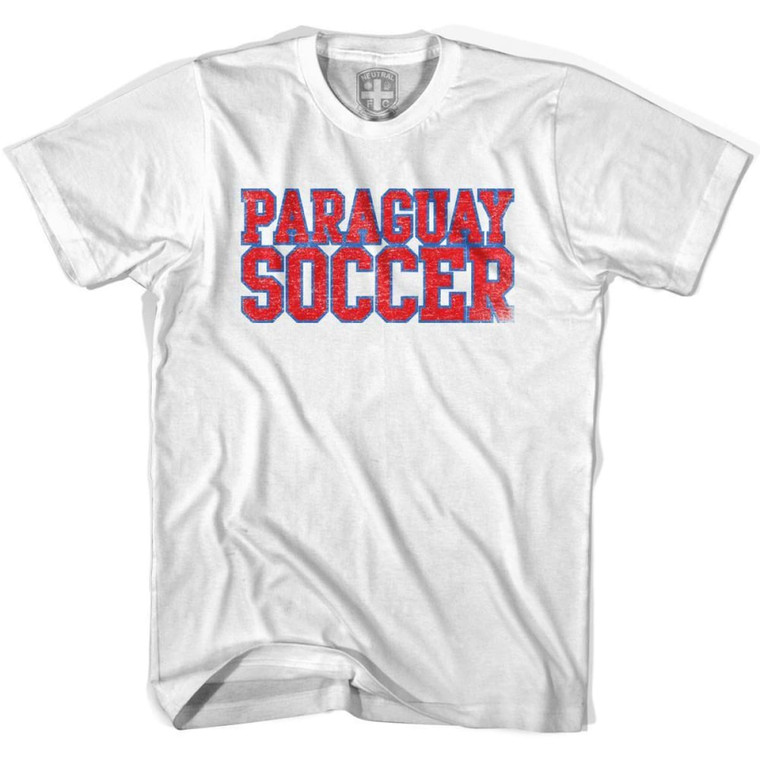 Paraguay Soccer Nations World Cup T-shirt - White