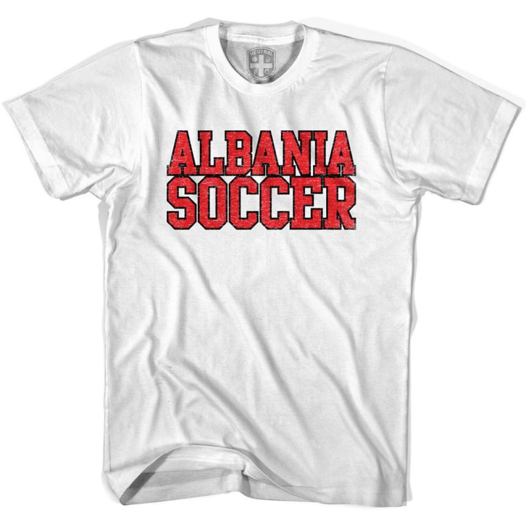 Albania Soccer Nations World Cup T-shirt - White
