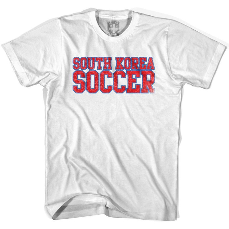 South Korea Soccer Nations World Cup T-shirt-White