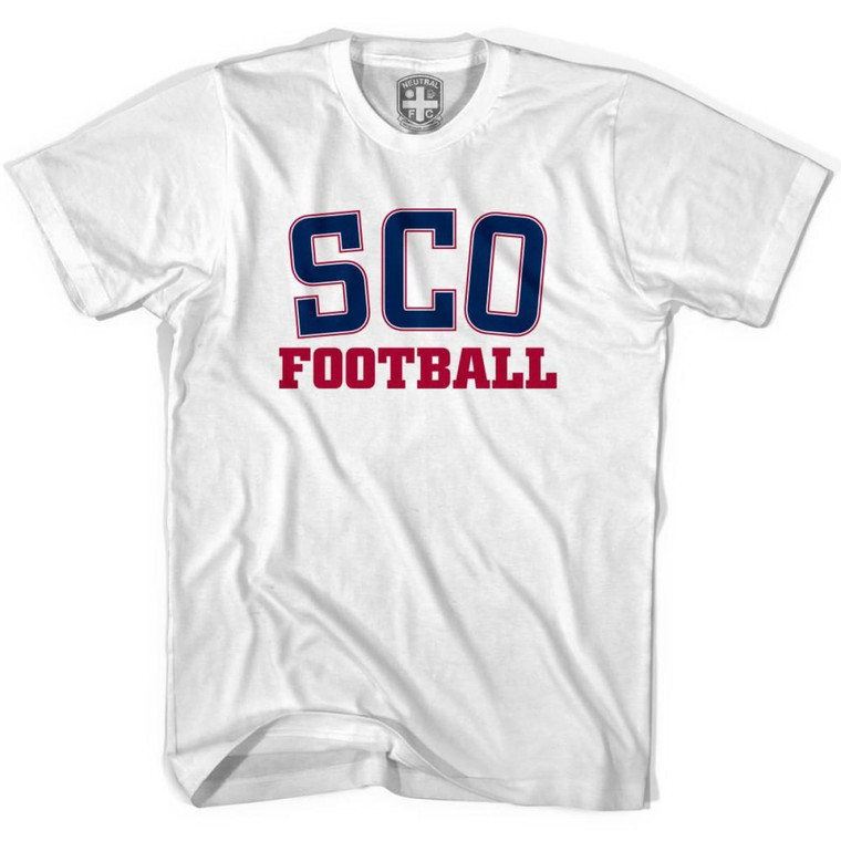 Scotland SCO Soccer T-shirt - White